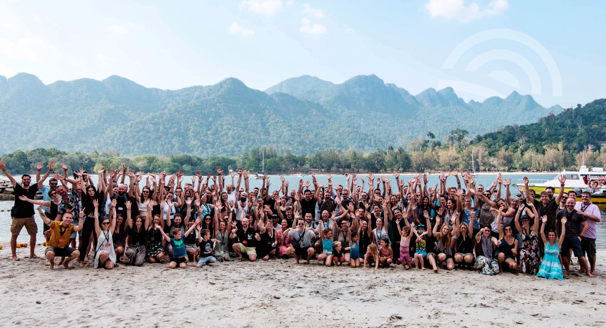 Citizens bei der Winterkonferenz am Strand von Langkawi